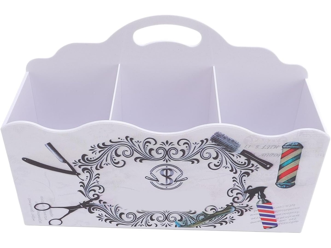 Elegante Soporte Para Tijeras De Barbero Y Caja De Almacenamiento/estante De Abs Reforzado Para Herramientas De Peluquería.