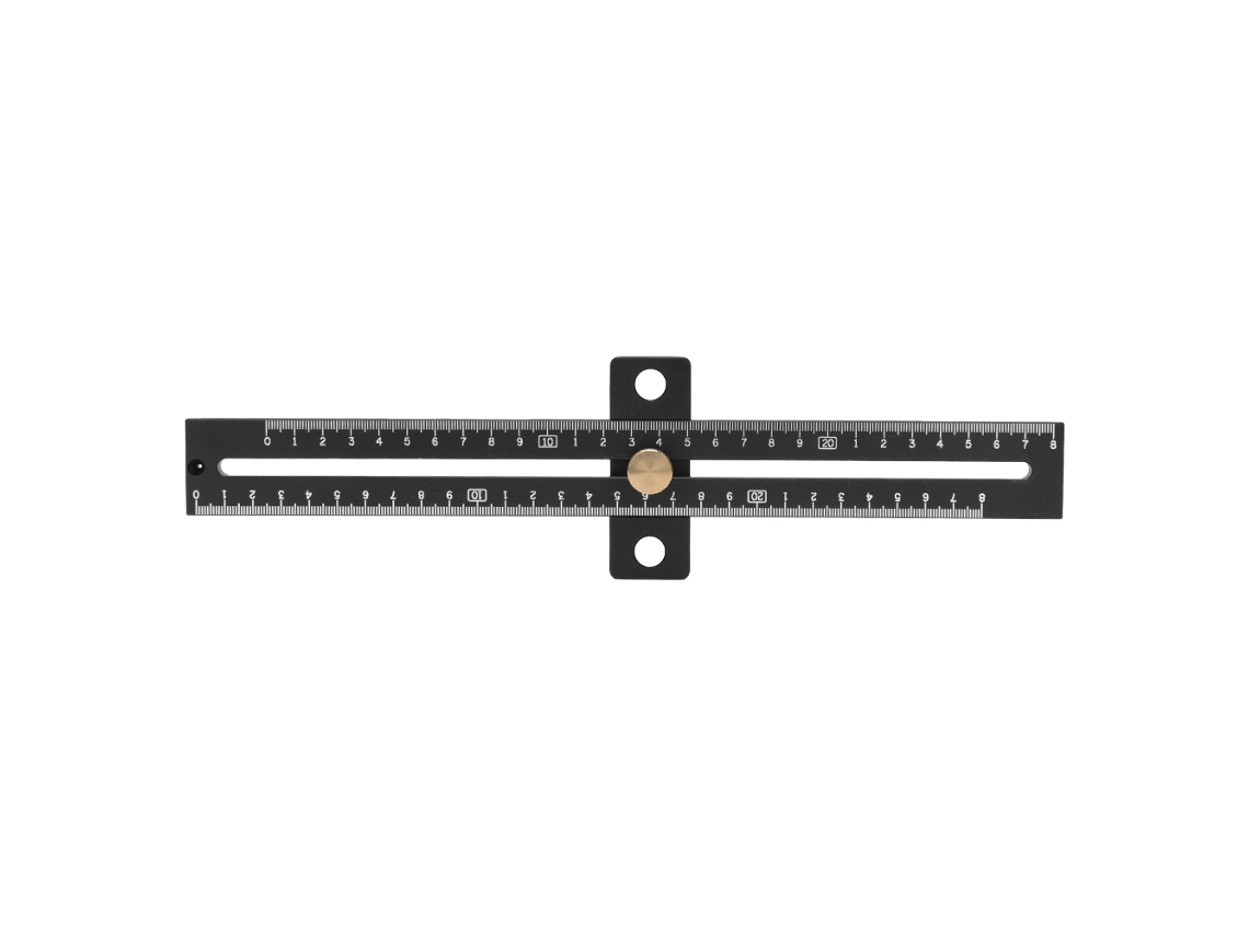 Regla De Calibre Transversal Multifuncional De 280 Mm De Aleación De Aluminio Para Carpintería.