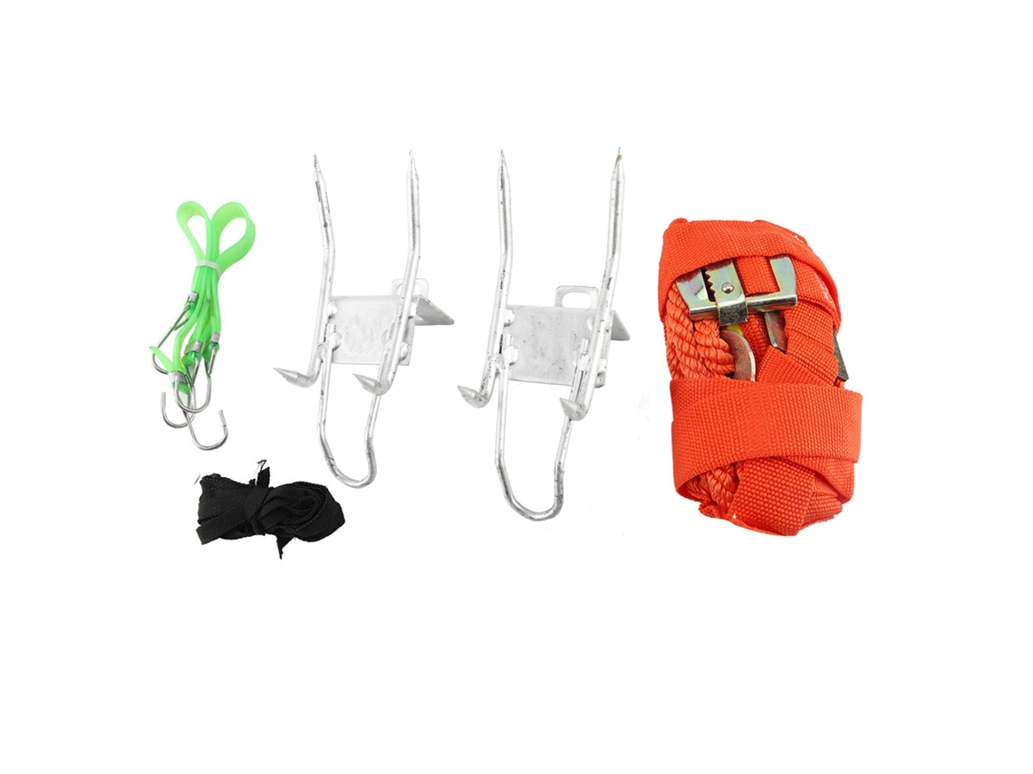Kit De Herramientas Para Trepar Árboles Con Arnés De Seguridad, Recolector De Fruta, Cortador De Madera, Hierro Galvanizado.