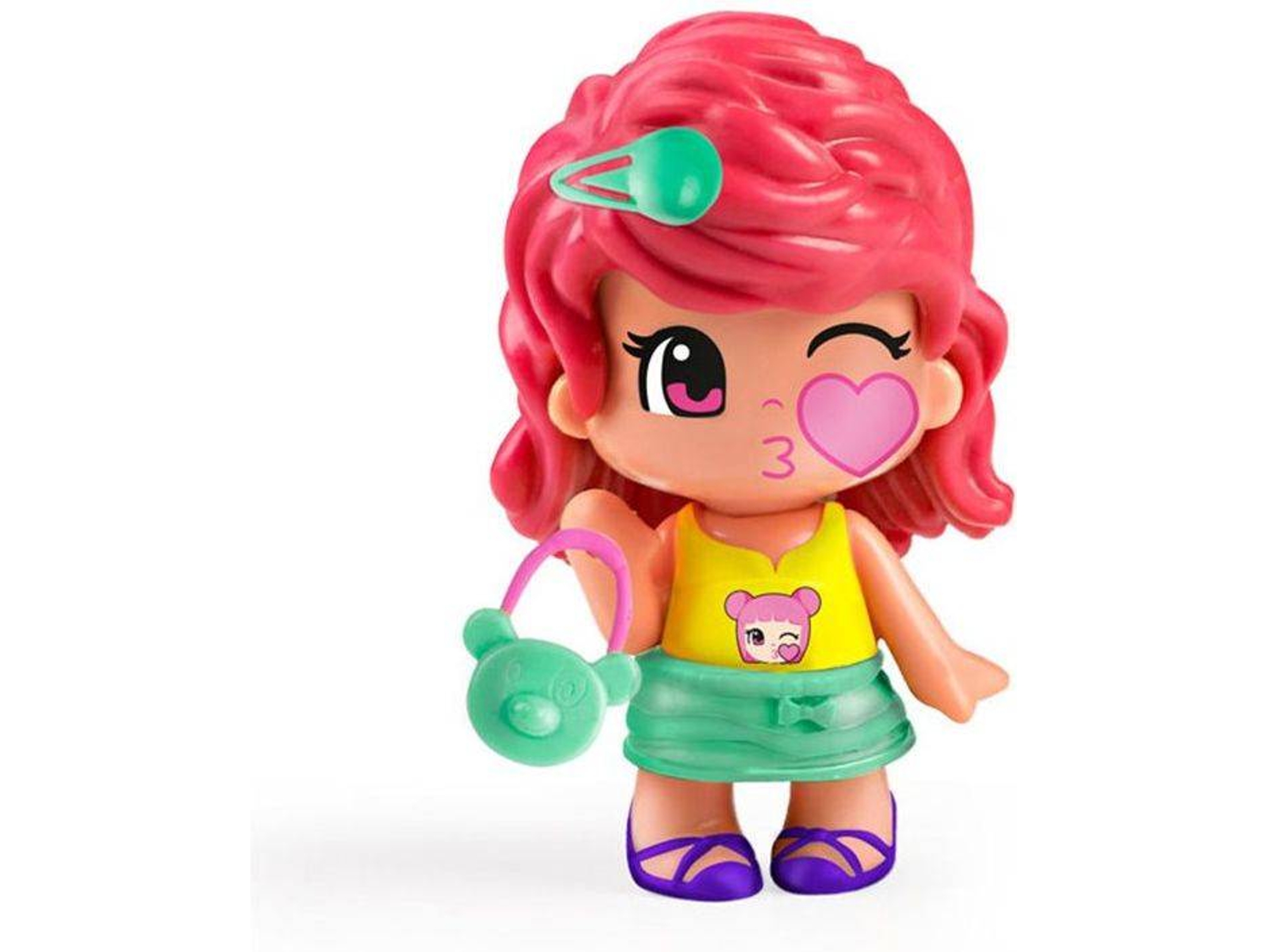 Conjunto de Jugar FAMOSA Pinypon emoji beso