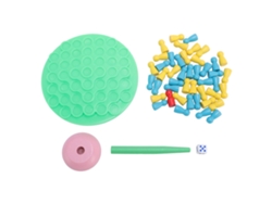 Juego De Árbol De Equilibrio De Madera De Abedul Con Piezas Coloridas Para Niños Y Familias.