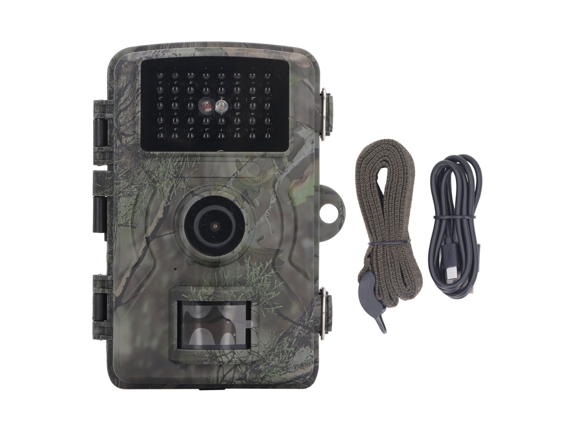 Cámara De Caza Trail Hd 1080p 16mp Visión Nocturna Infrarroja Detect Motion Impermeable Ip66 Para Monitoreo Fauna Silvestre