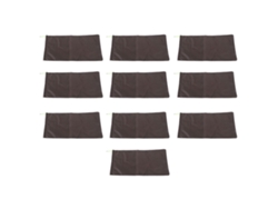 10 bolsas de barrera antiinundación de poliéster de 25 x 50 cm para sótanos.