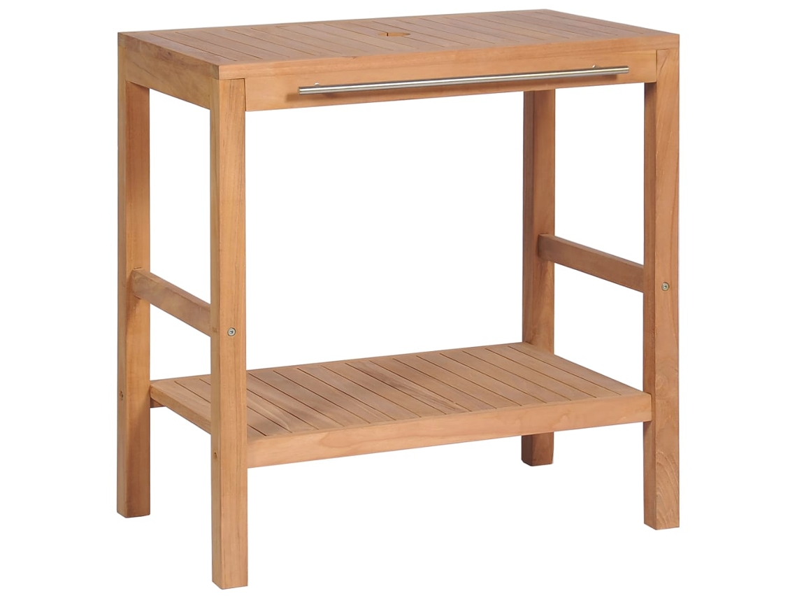 Maison Exclusive - Mueble De Lavabo Tocador Madera Teca Maciza 74x45x75 Cm