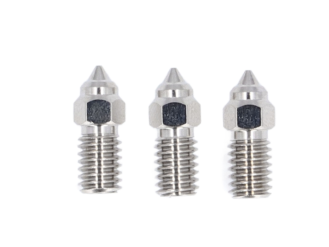 3 boquillas M6 para impresora 3D, recubiertas de cobre, de alta velocidad, 1,75 mm, sin marca.