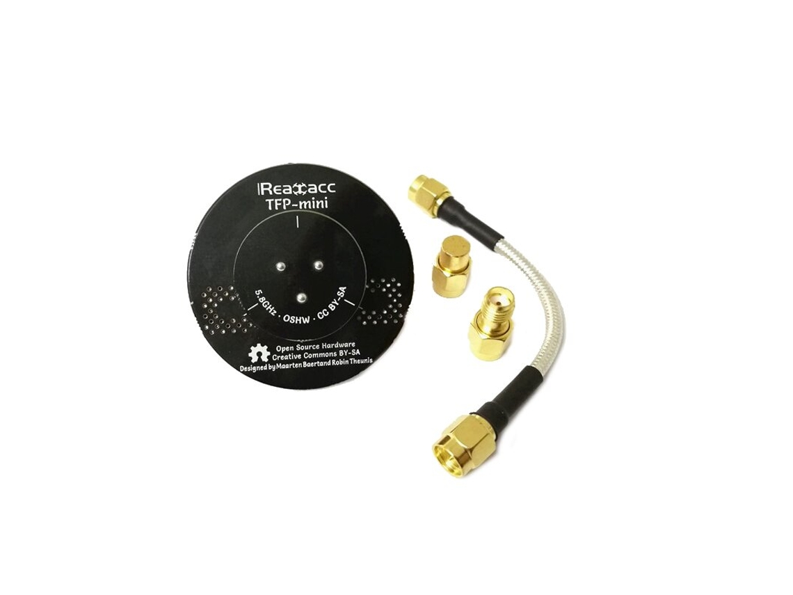 Negro4 Piezasrealacc Tfp-mini Antena Triple 45mm 5.8ghz 8dbi Pagoda Terminador Gafas Eachine Fatshark Skyzone