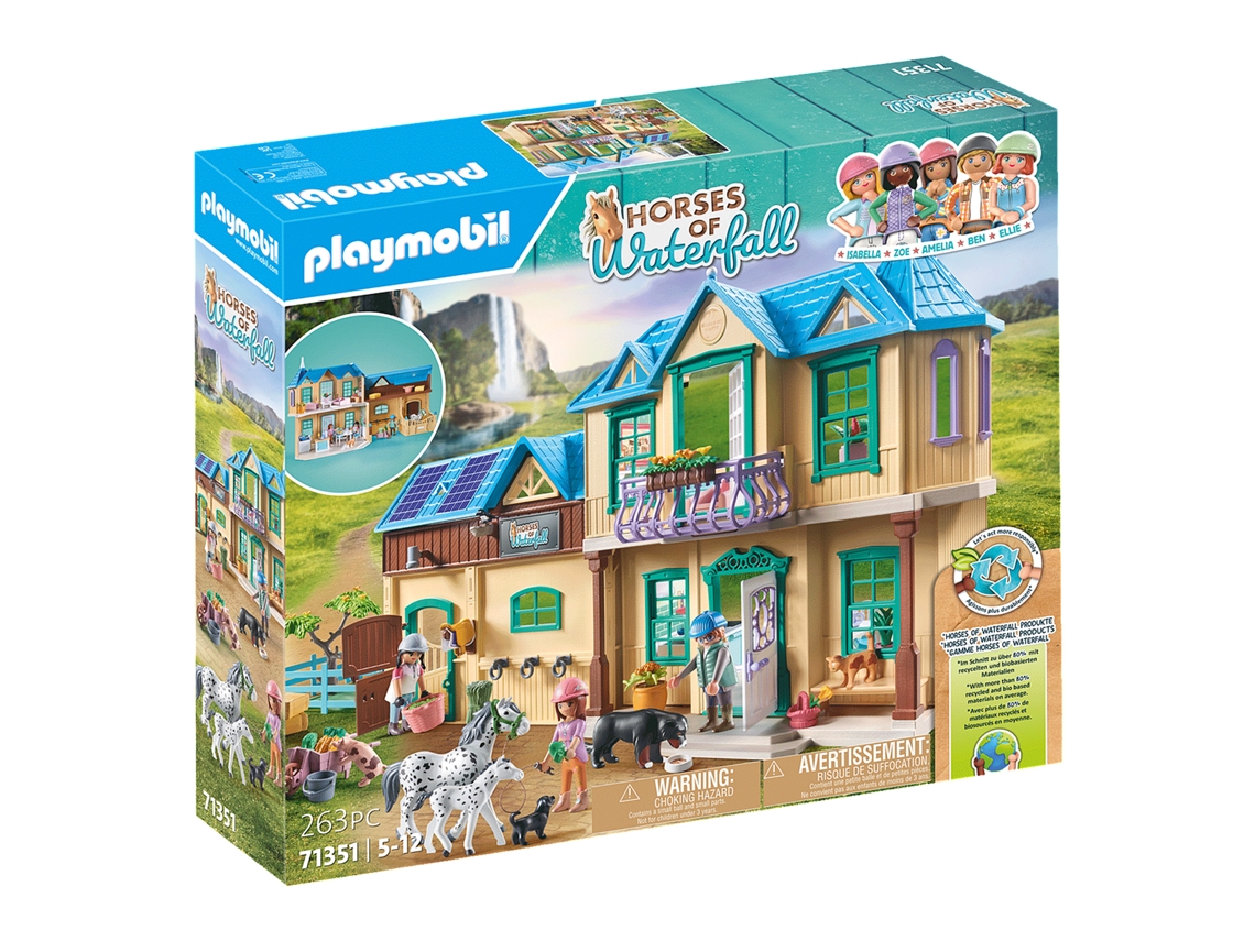 Rancho con cascada Playmobil