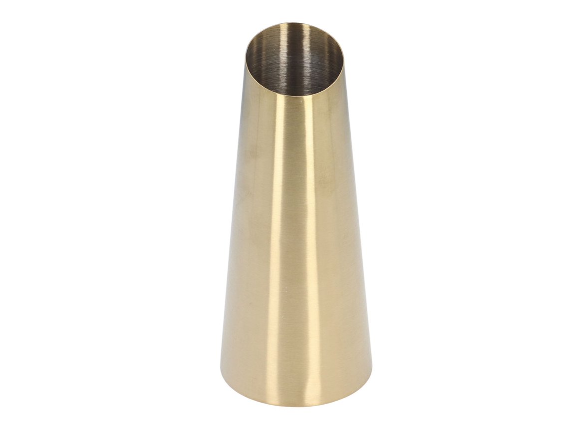 2026-vaso De Mesa De Acero Inoxidable 304 Dorado Forma Cónica Boca Angosta Estilo Moderno Simple Para Hogar Oficina Dormitorio