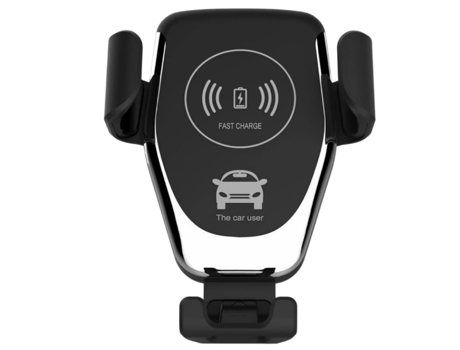 Cargador inalámbrico para automóvil QI Carga rápida Soporte para automóvil Soporte para teléfono celular con ventilación de aire Compatible con la ...