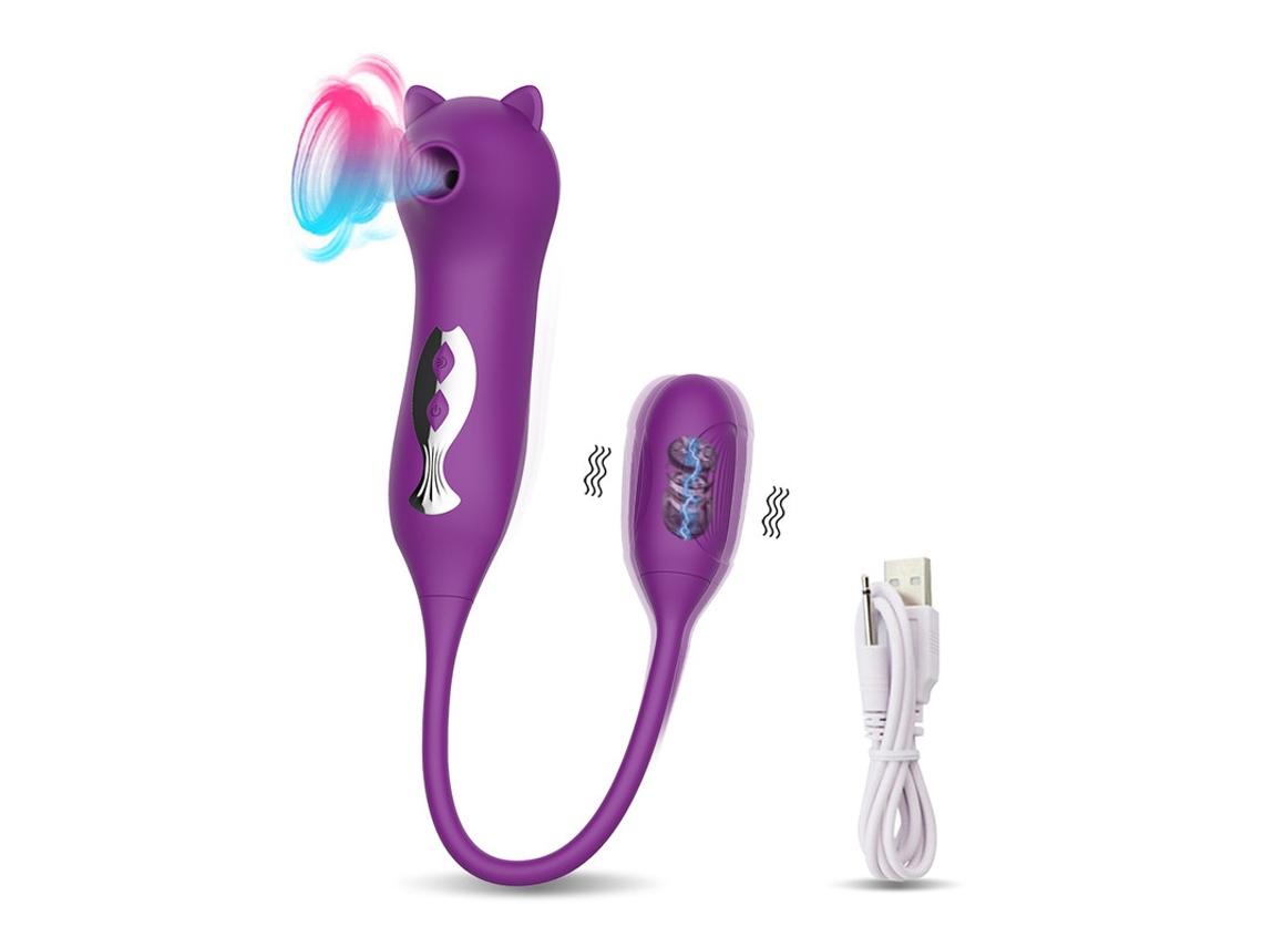 Vibrador De Succin Multifrecuencia, Huevo Saltador Para Mujer (prpura) Yizhood
