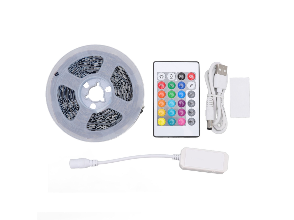 2026-tiras Led Rgb Inteligentes Wifi 16.4ft Control App Regulable 5050 Para Hogar Fiesta Ktv