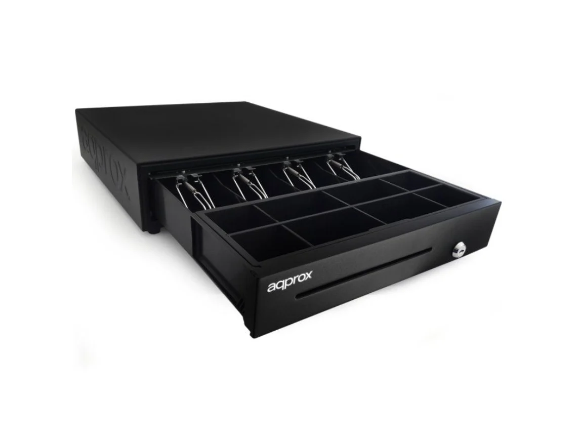 Cajón Portamonedas APPROX Appcash01Usb/ Manual Y Automático/ Negro