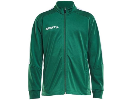 Abrigo para Hombre CRAFT Progress Verde para Fútbol (134 - 140 cm)