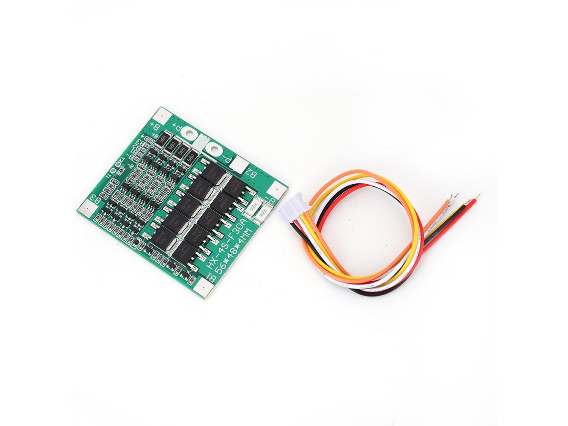 Placa De Protección Pcb 30a Con Balance Para Batería Li Ion 18650 16.8v Componentes Electrónicos