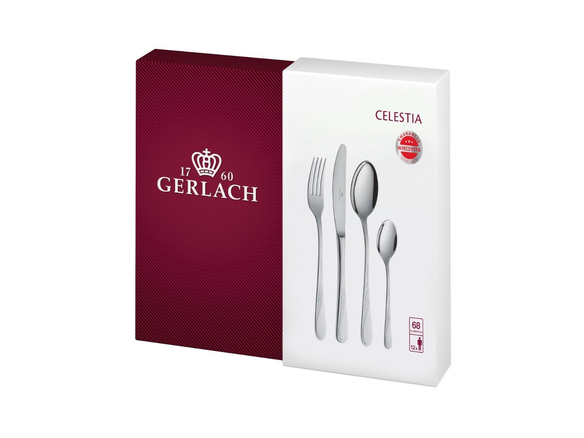 Gerlach.Celestia Juego de cubiertos 68 piezas. Caja