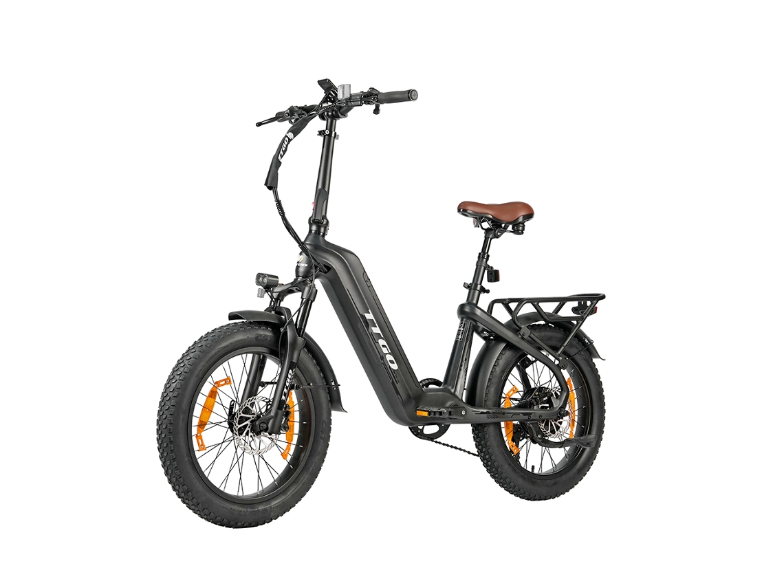 Bicicleta Eléctrica Ttgo F8 De Fibra De Carbono, Batería Oculta De 48 V Y 18 Ah.