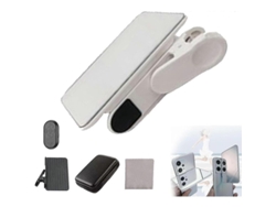 Kit de Clip com Espelho para Câmera de Celular, Refletor para Selfie, Acessório de Fotografia para Smartphone