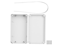 TRUYUETY Caja de Conexión Eléctrica Impermeable y a Prueba de Polvo en Plástico ABS 158x90x46 mm