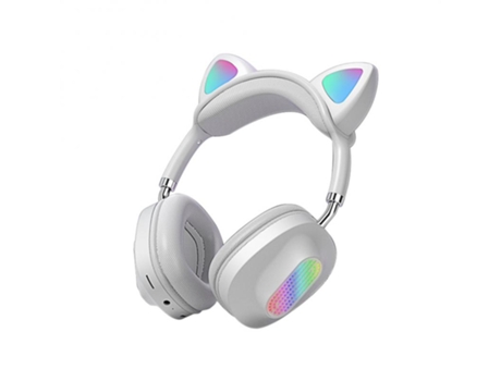 Auriculares On Ear Bluetooth REDCORINGE Led Kids Girl Estéreo Teléfono Música Inalámbrico Gamer con Micrófono