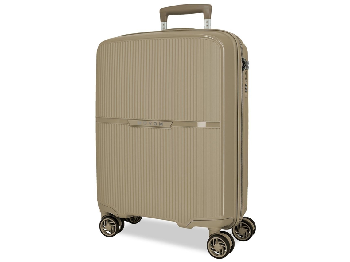 Maleta de cabina Moon de polipropileno color topo Movom