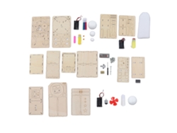 Rompecabezas De Madera 3d 5 En 1, Kit De Construcción Diy, Juguetes, Regalo Para Niños