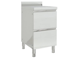 Maison Exclusive - Armarios De Cocina Comerciales 2 Unidades 50x60x96 Cm Acero Inoxidable