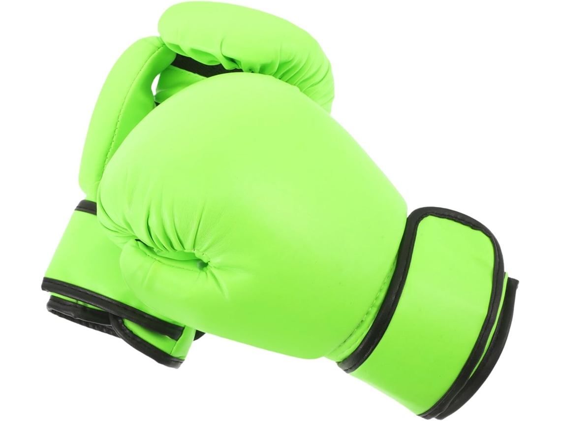 Guantes de boxeo juveniles con acolchado verde claro, 8 oz.