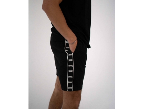 Pantalones Cortos Básicos SAVAGE Crew Algodón Hombre (S - Negro)