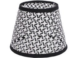 Lámpara de mesa de mimbre sintético tejido, compatible con casquillos E27 y E14, en polietileno. Lámpara de mesa decorativa en polietileno Gokoco.