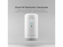 Esterilizador Y Desodorizante Para Mascotas Petoneer Con Batería De 2200 Mah, Modo Inteligente Y Temporizador.