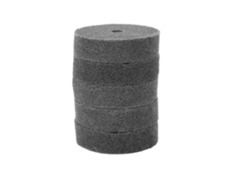 Kit de 5 discos de lijado de fibra gris de 3 pulgadas para pulir acero inoxidable, cepillo abrasivo