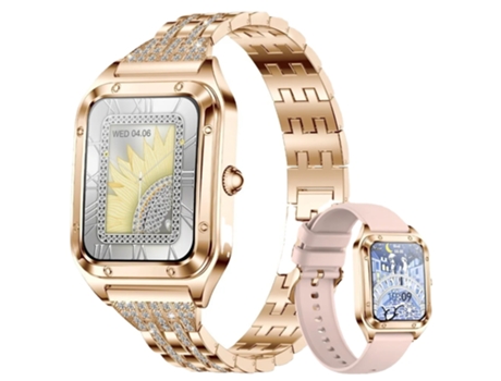 Reloj inteligente para mujer, reloj inteligente deportivo, Monitor de pista, llamada Bluetooth, reloj de marca para mujer para regalo VEANXIN