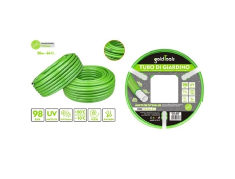 Manguera de Jardín Pvc Verde Bomba de Agua 20 M 66Ft Ø 6.5Mm 57513 KAELA