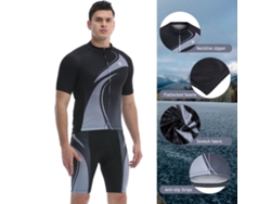 Conjunto De Ciclismo De Secado Rápido Para Hombre, Maillot Y Culotte Con Tirantes, Ropa De Ciclismo De Montaña.