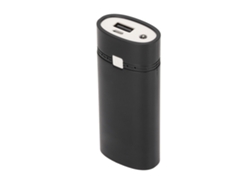 Caja De Cargador De Batería Externa Diy Para 2 Baterías 18650, Carcasa Usb Para Smartphone - Negro