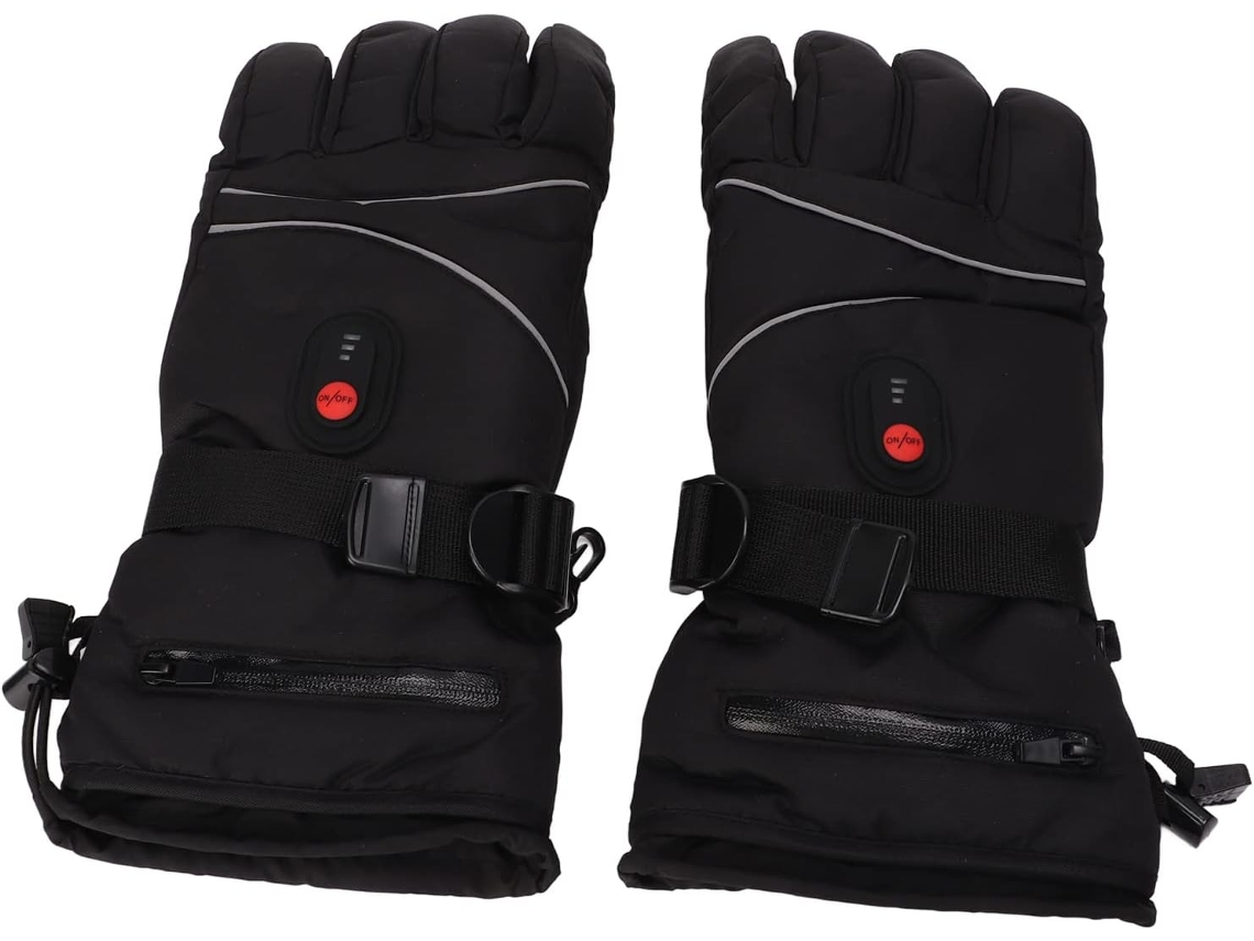 Par De Puños Calefactables Con 3 Niveles De Sensibilidad Táctil Y Diseño A Prueba De Pérdidas Para Actividades Al Aire Libre.