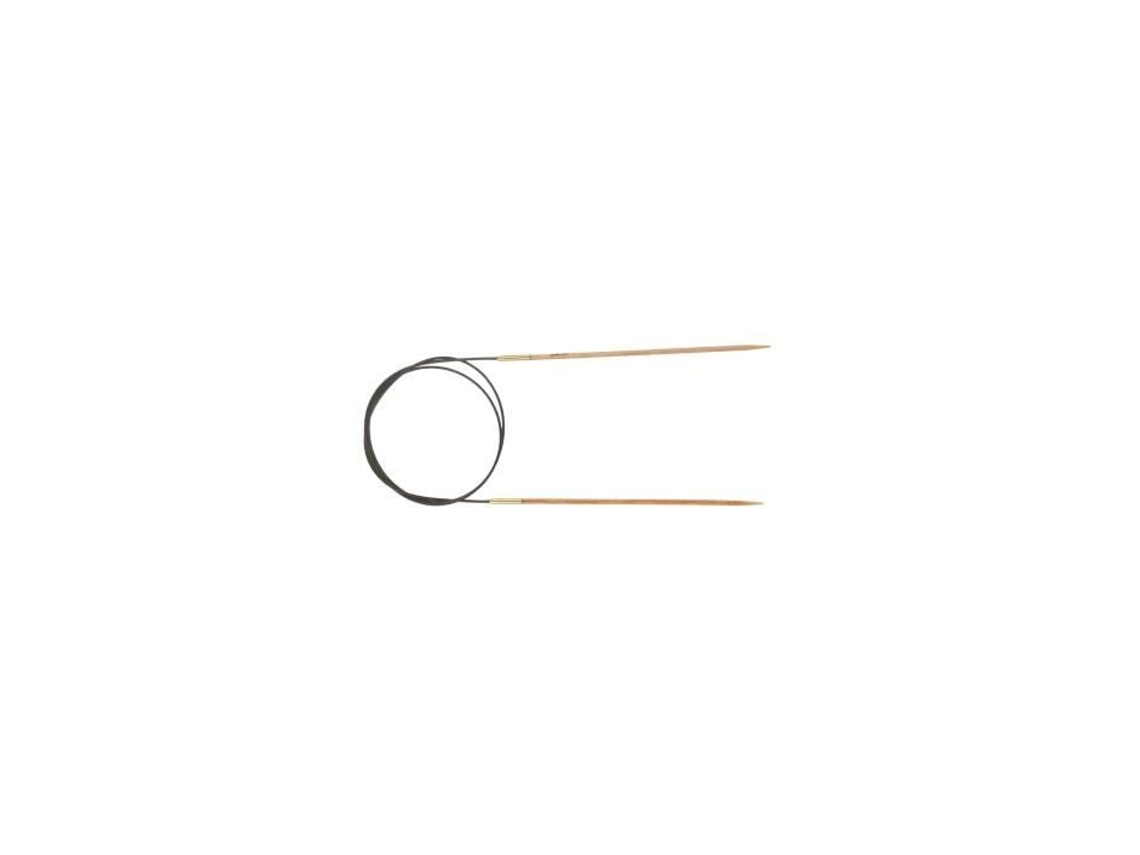 Agujas circulares fijas Knit Pro Basix Birch de 40 cm n.º 5 Knitpro