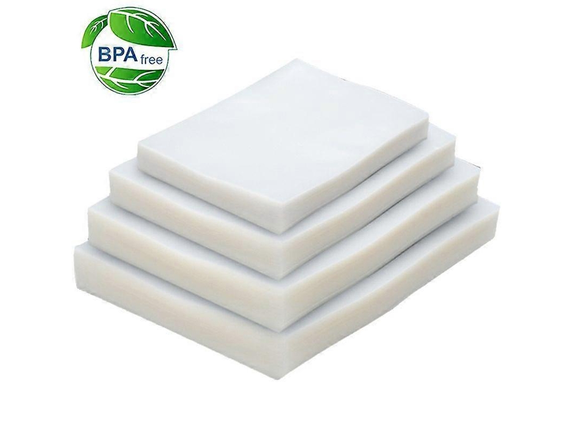 Paquete de 100 bolsas para envasado al vacío para congeladores de alimentos, selladoras al vacío para comidas, sin BPA Nostalgia88