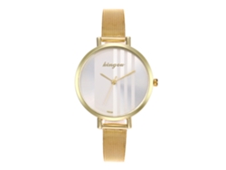 Reloj De Pulsera De Cuarzo Informal Para Mujer, Sencillo, Con Correa De Pu Rosa - Regalo De Joyería