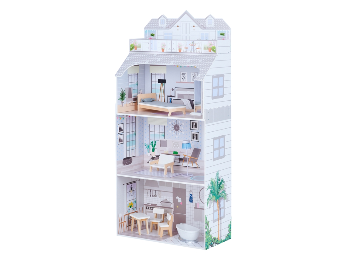 Casas de Muñecas OLIVIA'S LITTLE WORLD (Madera - Gris - 131,3 cm)