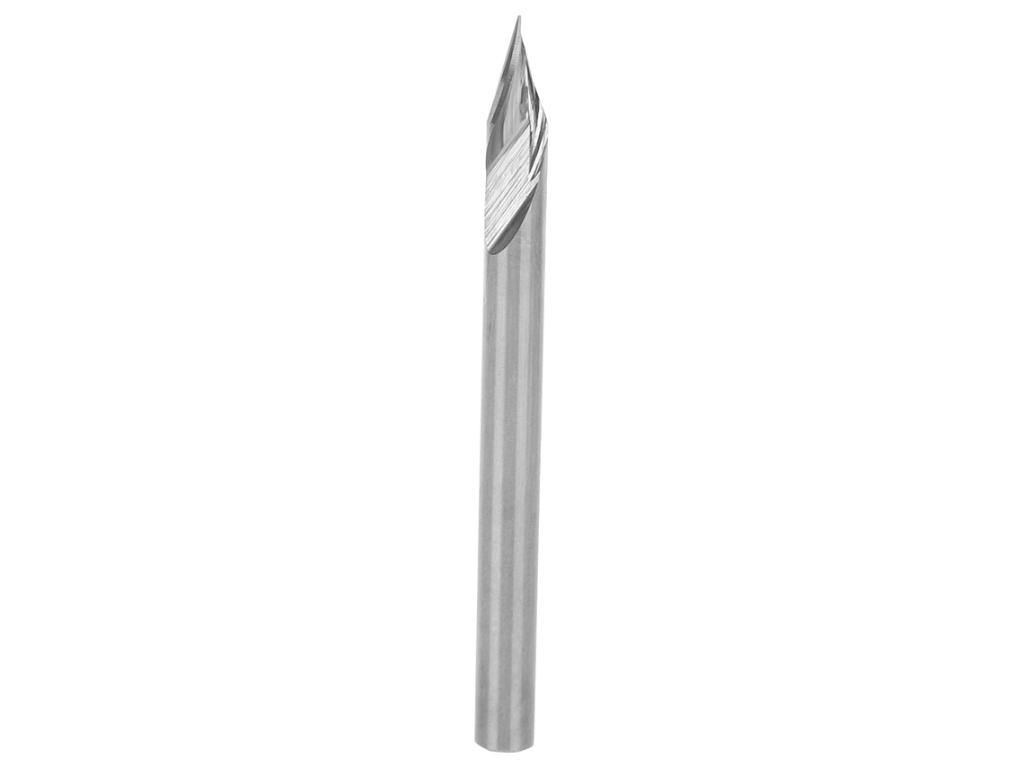 Fresa Puntiaguda De 3,175 Mm Y 30° De Acero De Alta Velocidad Para Grabado En Madera (herramienta Mecánica)
