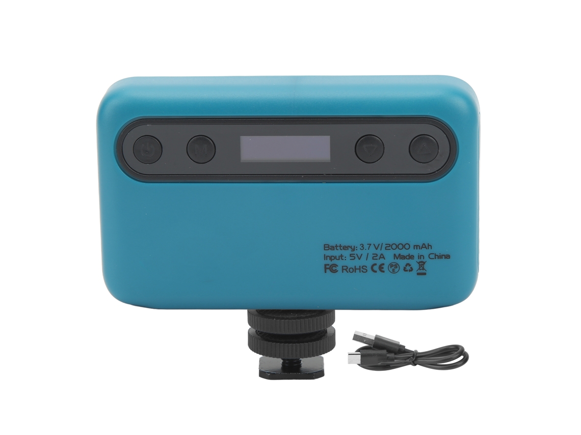 Luz De Relleno Led Rgb Portátil Inalámbrica Bluetooth Weeylite S05 Para Vlog, Selfie Y Cámara Con Cambio De Color