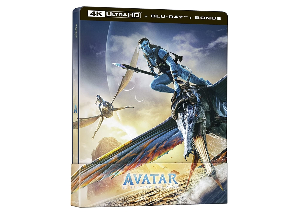 Avatar: The Way Of Water 4K Ultra Hd + Blu-Ray Extras Steelbook / Avatar: El Sentido Del Agua