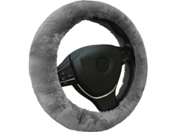 2026altiro-funda Universal De 15 Pulgadas De Piel De Oveja Australiana Para Volante, Para Hombres Y Mujeres.