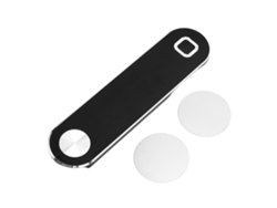 Soporte Magnético Para Teléfono Móvil Y Portátil, Plegable, De Aleación De Aluminio Con Clip Lateral.