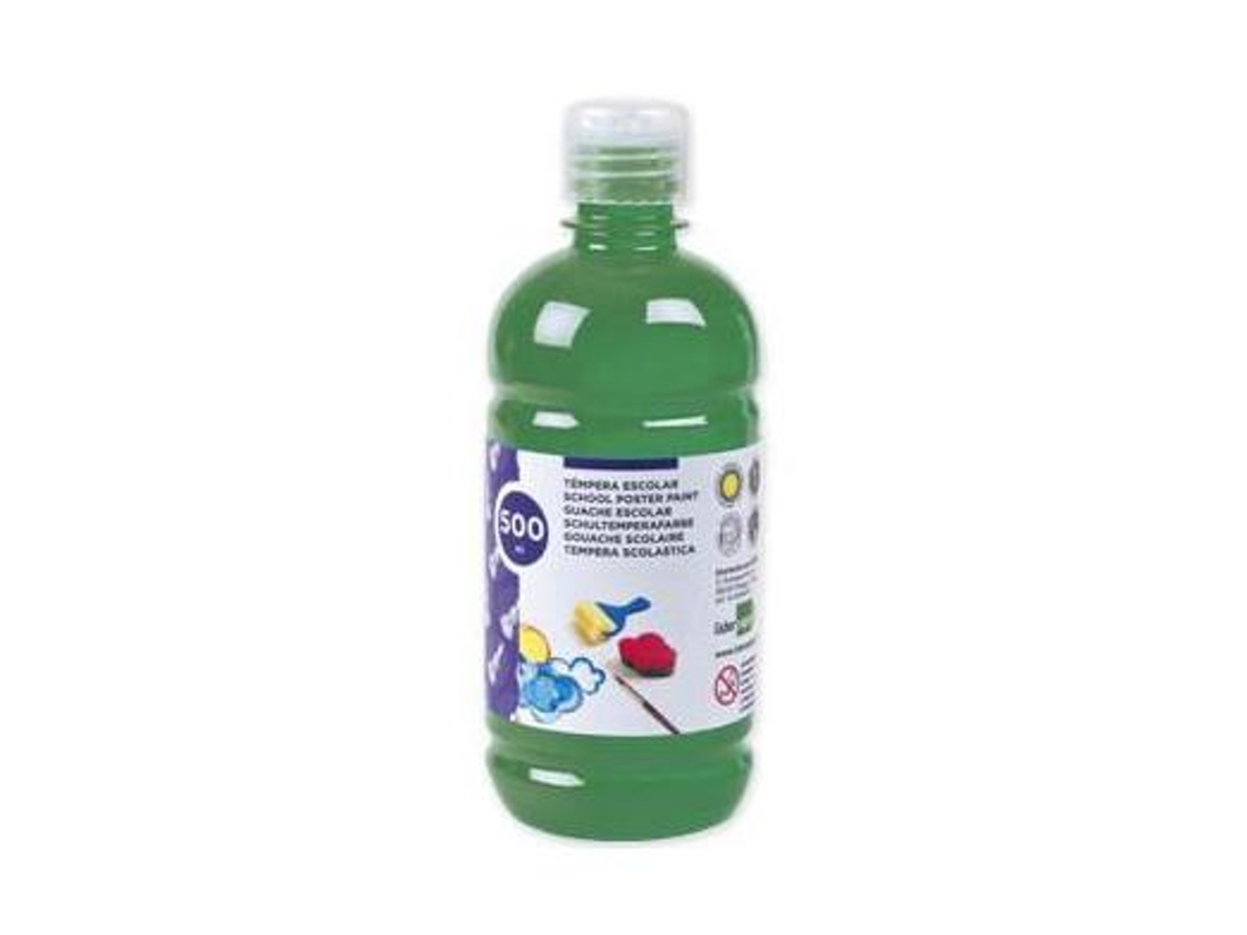 Guache Escolar Liderpapel 500 Ml Verde Escuro