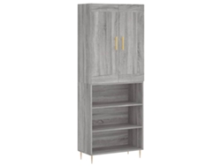 Mueble Alto 69,5x34x180 Cm Derivados de Madera Gris Sonoma EXCLUSIVO MAISON