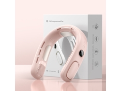 Refrigeração Por Semicondutor, Ventilador De Pescoço, Carregamento Por Usb – Rosa