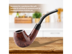 Bruyère Mini Pipa De Tabaco Portátil De Madera Lisa De 3 Mm