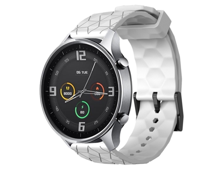 Correa de reloj inteligente para Xiaomi MI Watch Color 22 mm Patrón de fútbol Correa de reloj de silicona de color sólido (blanco)